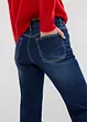 Straight stretch jeans mid waist, bonprix