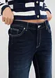 Straight stretch jeans mid waist, bonprix