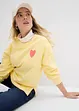 Oversized sweater van biologisch katoen, bonprix