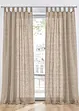 Transparant gordijn in linnen look (1 stuk), bonprix