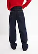 Wide leg jeans mid waist, bonprix