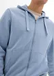Sweater met capuchon en ritssluiting, bonprix