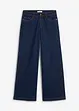 Wide leg jeans, mid waist, full length, bonprix