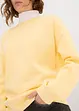 Oversized sweater van katoen, bonprix