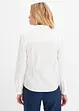 Overhemdblouse met kant, bonprix