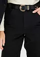 Barrel twill broek met riem, bonprix