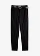 Barrel twill broek met riem, bonprix