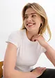 Geribd shirt met korte mouwen (set van 2), bonprix