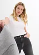 Geribd shirt met korte mouwen (set van 2), bonprix