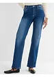 Straight stretch jeans mid waist, bonprix