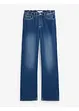 Straight stretch jeans mid waist, bonprix