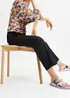 High waist linnen broek van een linnen-viscosemix, bonprix