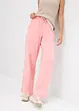 Wijde jersey broek van interlock, bonprix
