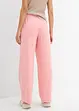 Wijde jersey broek van interlock, bonprix