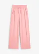 Wijde jersey broek van interlock, bonprix