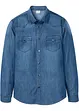 Slim fit spijkeroverhemd, lange mouw, bonprix