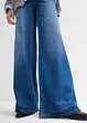 High waist jeans wide leg, bonprix