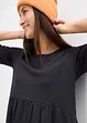 Wijd uitlopende jersey jurk, bonprix