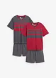 Pyjamabroek met 2 shirts (set van 3), bonprix