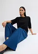 Shirt met schouodervulling van vicose-mix, bonprix