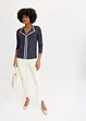 Shirt met contrasterende boorden, bonprix