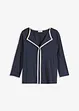 Shirt met contrasterende boorden, bonprix