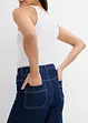 Balloon jeans high waist, super zacht, cropped, bonprix