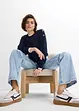 Straight jeans, high waist met comfortband, low stretch, bonprix