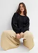 Oversized blouse in een viscose-mix, bonprix