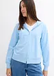 Sweatvest scuba met lange mouwen, bonprix
