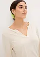 Henley shirt van zachte viscose, bonprix