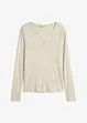 Henley shirt van zachte viscose, bonprix
