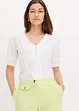 Blouse met pofmouwen, bonprix