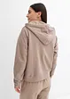 Sweatvest met capuchon van katoen, bonprix