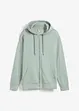 Sweatjack met capuchon van puur biologisch katoen, loose fit, bonprix