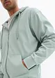 Sweatjack met capuchon van puur biologisch katoen, loose fit, bonprix