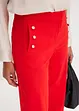 Twill broek met docoratieve knopen, bonprix