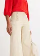 Twill broek met docoratieve knopen, bonprix