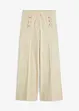 Twill broek met docoratieve knopen, bonprix