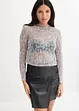 Longsleeve met glitters, bonprix