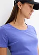 Geribd shirt van biologisch katoen (set van 2), bonprix