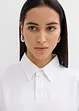 Poloshirt met schoudervulling in viscose-mix, bonprix