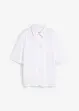 Poloshirt met schoudervulling in viscose-mix, bonprix