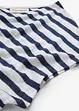 Linnen shirt met vleermuismouwen en V-hals, bonprix