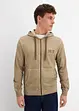 Sweatvest met capuchon in washed out look, bonprix