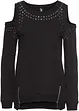 Sweater met cut-outs en studs, RAINBOW