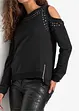 Sweater met cut-outs en studs, RAINBOW