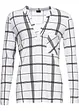Longsleeve met ruitpatroon, BODYFLIRT