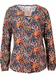 Shirt tuniek met print, lange mouw, bonprix
