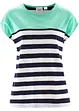 Shirt van slub garen, korte mouw, bonprix